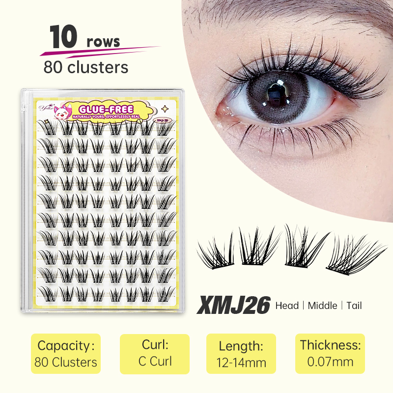 Eyelash Extension Natural Look - Pestañas Postizas Estilo Yelix Fox, Sin