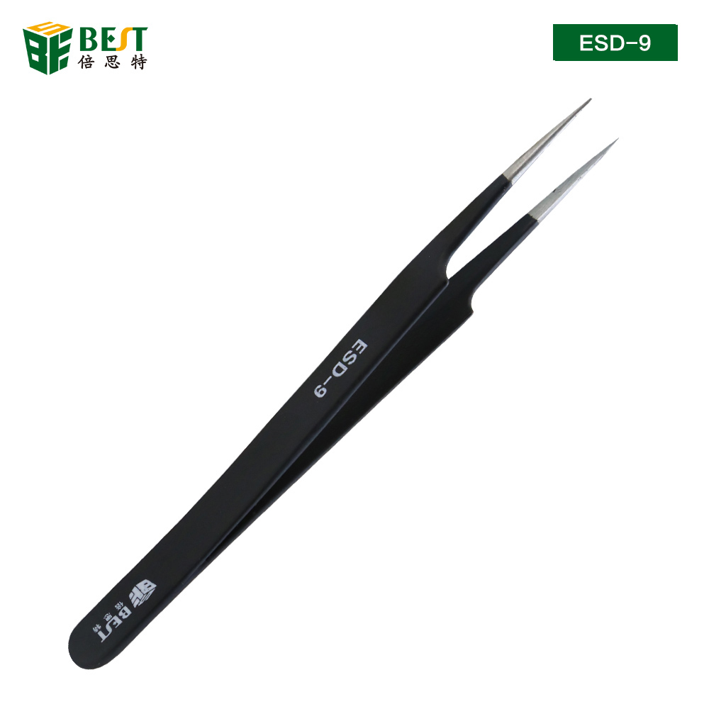 Eyelash Extension In Chinese - Pinzas antiestáticas BST-ESD-9, juego de herramientas