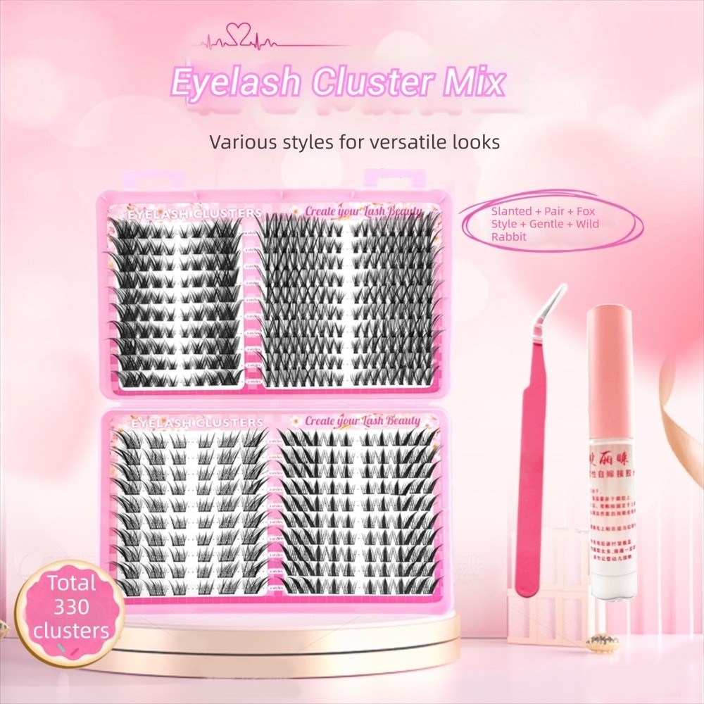Eyelash Extension Natural Look - Pestañas Postizas de Aspecto Natural, Color