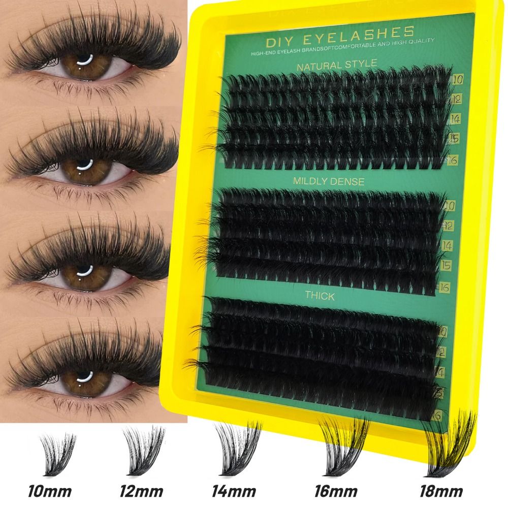 Eyelash Extension Natural Look - Pestañas Postizas de Aspecto Natural, Adhesivo