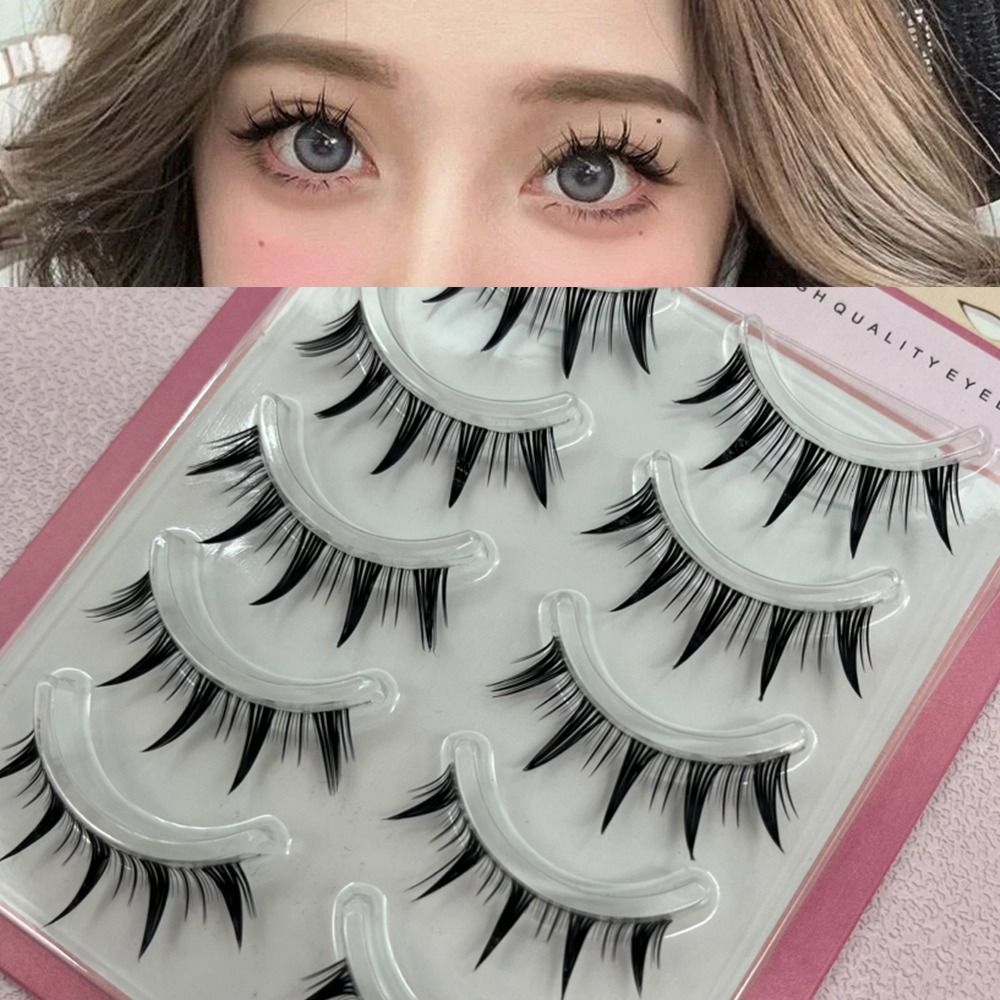 Eyelash Extension Japanese - Paquete de 5 pares de pestañas