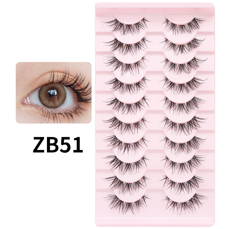 10 Pares de Pestañas Postizas  - Eyelash Extension Japanese reseña y precio
