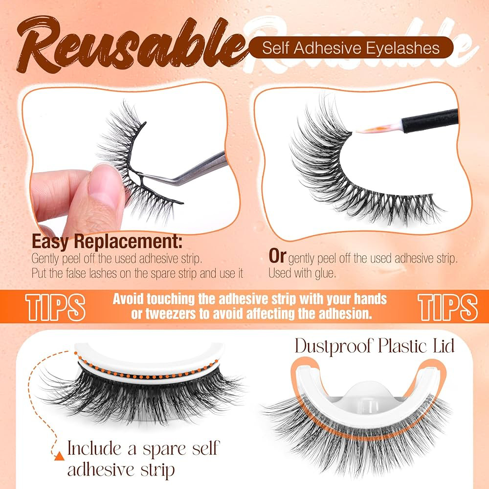5 pares de pestañas de medio p - Eyelash Extension Japanese reseña y precio