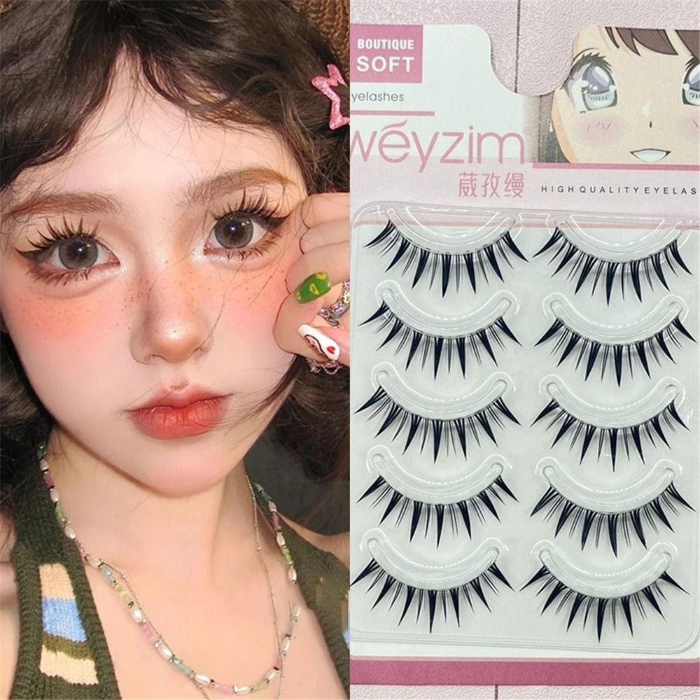Paquete de 5 Pares de Pestañas - Eyelash Extension Japanese reseña y precio