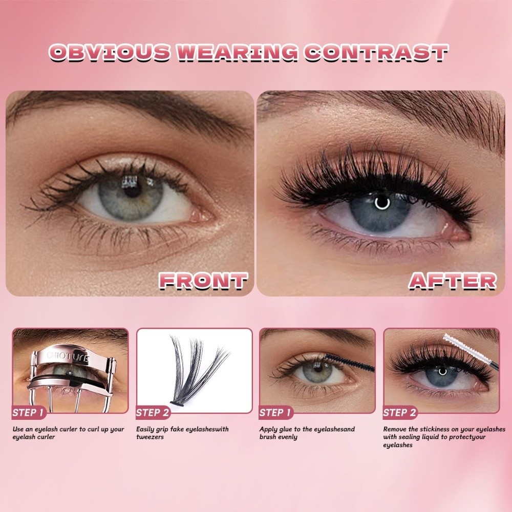 Pestañas Postizas de 8-16 mm d - Eyelash Extension Natural Look reseña y precio