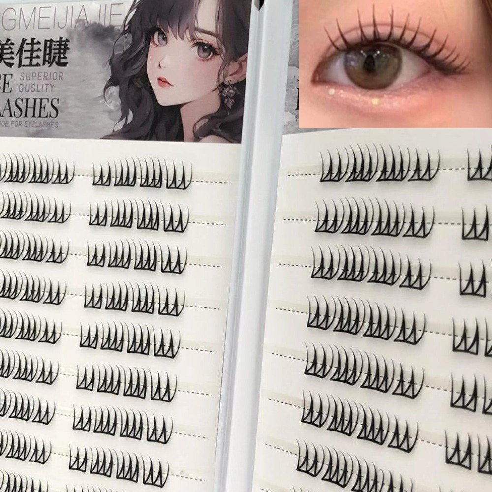 Pestañas postizas sin pegament - Eyelash Extension Korean reseña y precio