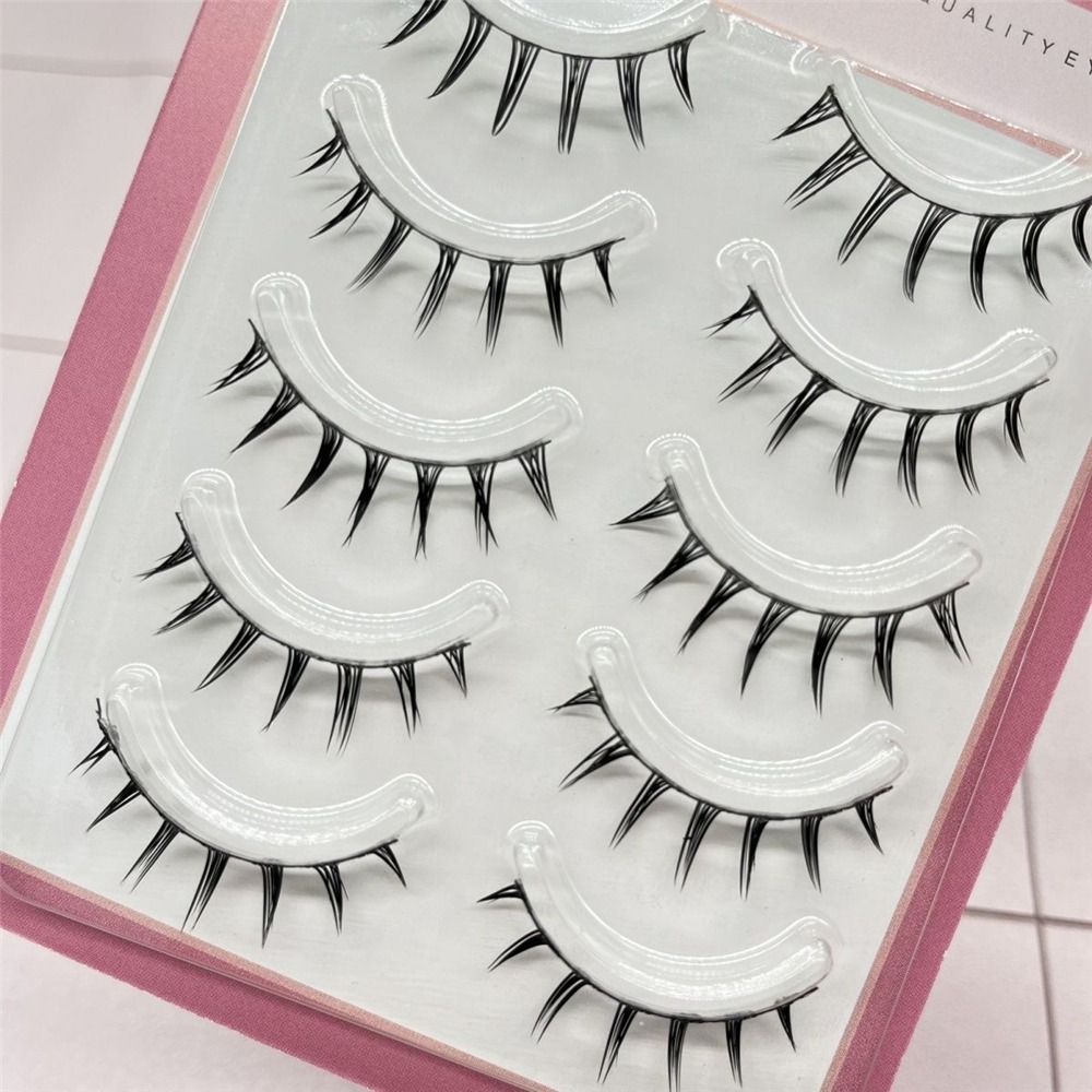 Paquete de 5 Pares de Pestañas - Eyelash Extension Japanese reseña y precio